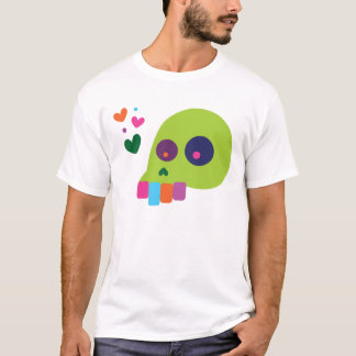 Camiseta Cráneo arcoiris colorido