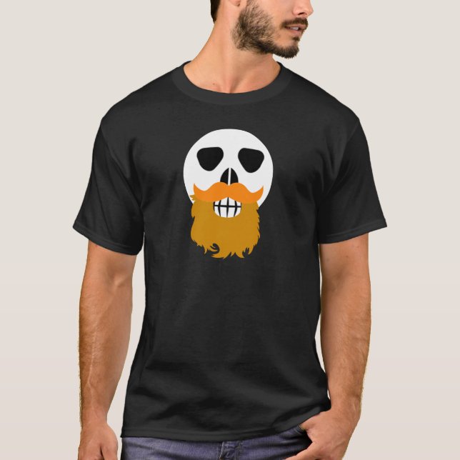 Camiseta Cráneo barbudo (Anverso)