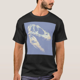Camiseta Cráneo blanco de tirannosaur