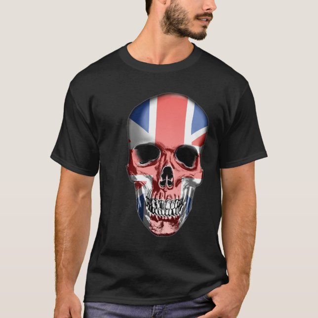 Camiseta Cráneo británico (Anverso)