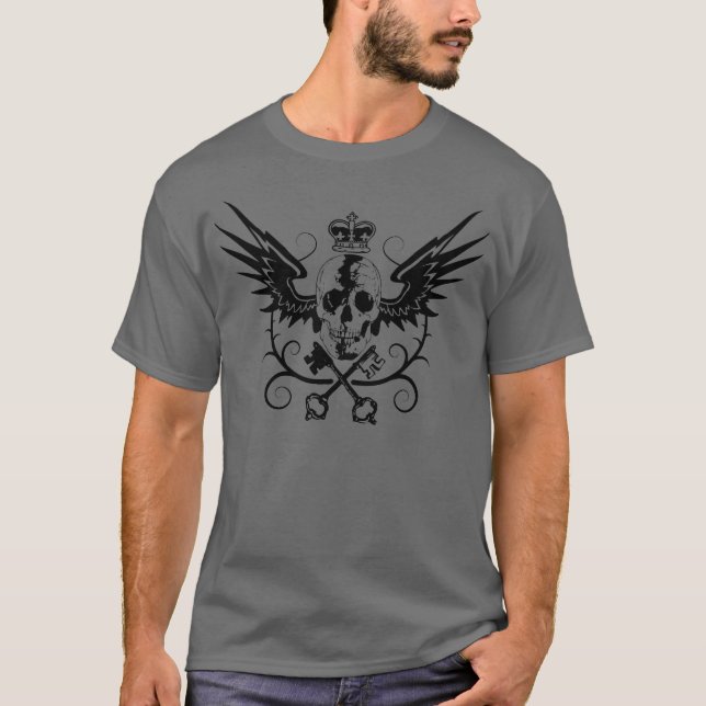 Camiseta Cráneo con alas (Anverso)