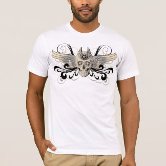 Camiseta Cráneo con alas de oro - 4