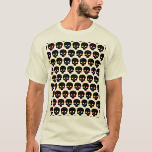 Camiseta Cráneo con Fallos Colores de la Muerte