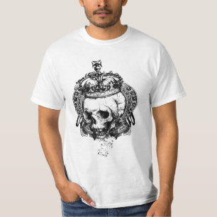 Camiseta Cráneo con la corona