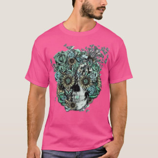 Camiseta Cráneo constante de girasol
