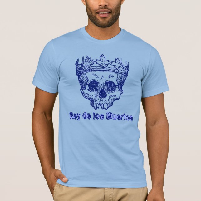 Camiseta Cráneo coronado vintage (Anverso)