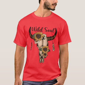 Camiseta Cráneo de Animal Alma Salvaje