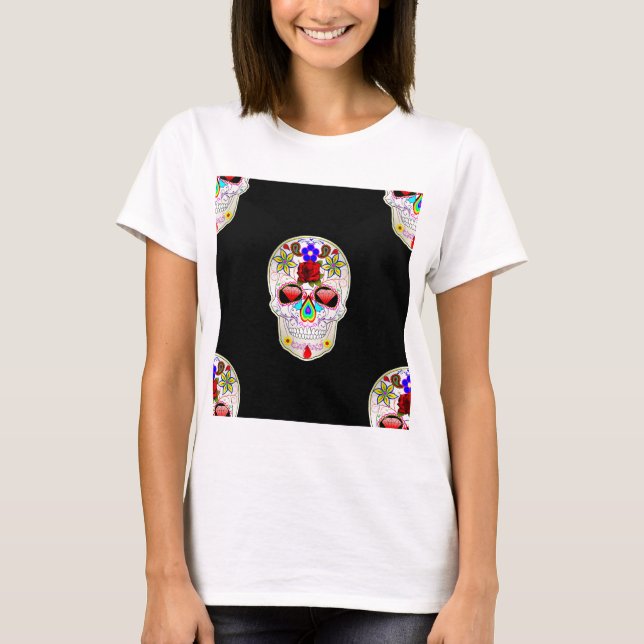 Camiseta cráneo de azúcar (Anverso)