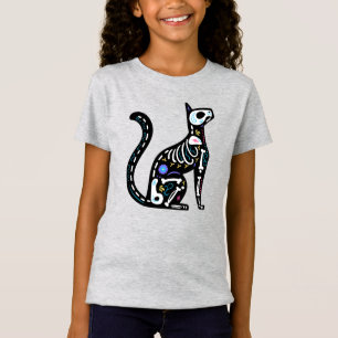 Camiseta Cráneo de azúcar Calavera Cat III