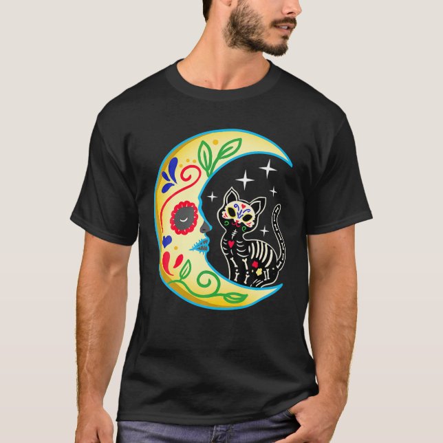 Camiseta Cráneo De Azúcar De Halloween Dia De Los Muer (Anverso)