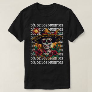 Camiseta Cráneo de azúcar México Dia De Los Muertos