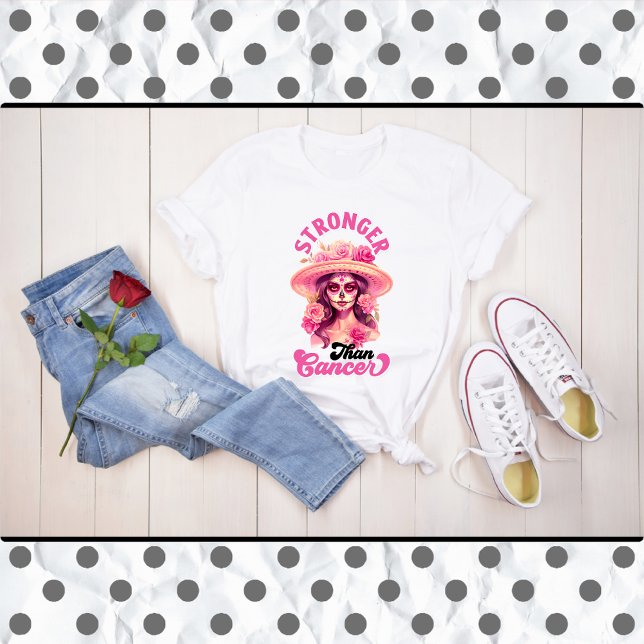 Camiseta Cráneo de azúcar rosa y Bonito (Subido por el creador)