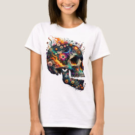 Camiseta Cráneo de Blossom Galactic