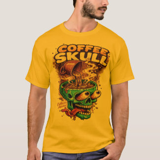 Camiseta Cráneo de Café