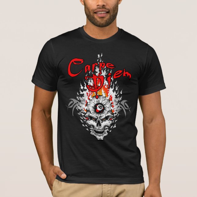 Camiseta Cráneo de Carpe Diem (Anverso)