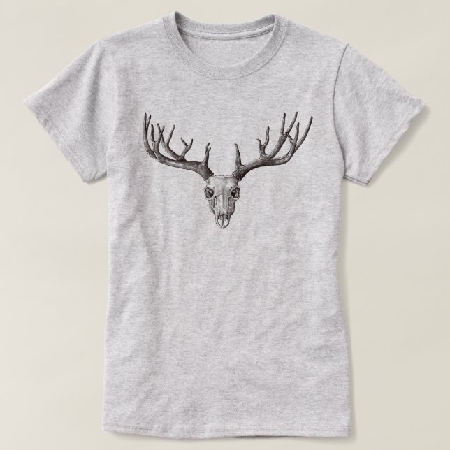 Camiseta Cráneo de Ciervo (Diseño del anverso)