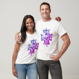 Camiseta cráneo de colores