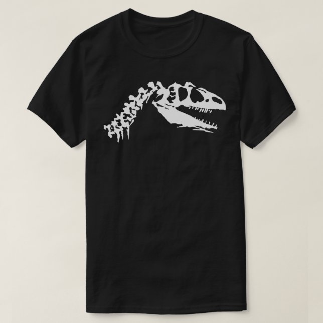 Camiseta Cráneo de Dinosaurio 3 (Diseño del anverso)