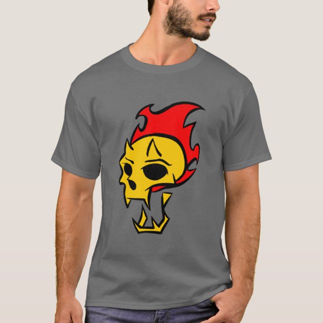 Camiseta Cráneo de Firedevil (Anverso)