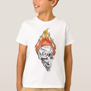 Camiseta Cráneo de floración