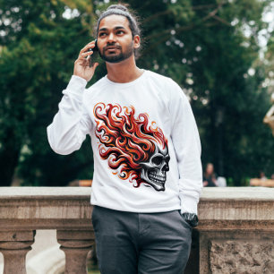 Camiseta Cráneo de floración