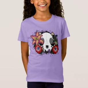 Camiseta Cráneo de gato Doom and Bloom