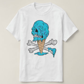 Camiseta Cráneo de goteo de helado de chicle