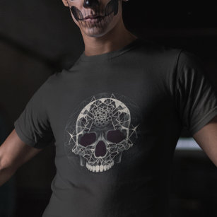 Camiseta Cráneo de Gótico de horror - Resumen de la Skull d