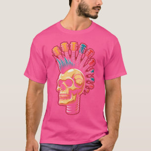 Camiseta Cráneo de guitarra acústica - Instrumento guitaris