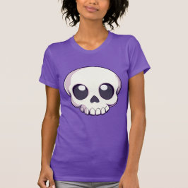 Camiseta Cráneo de Halloween Personalizado para mujeres