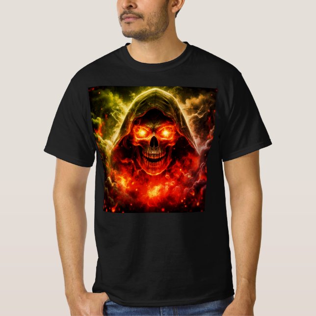 Camiseta Cráneo de Hooded (Anverso)