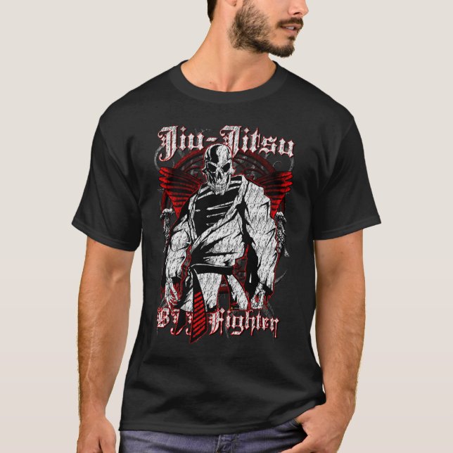 Camiseta Cráneo de Jiu-Jitsu (Anverso)