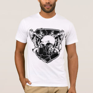 Camiseta Cráneo de la careta antigás