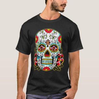 Camiseta Cráneo de la flor
