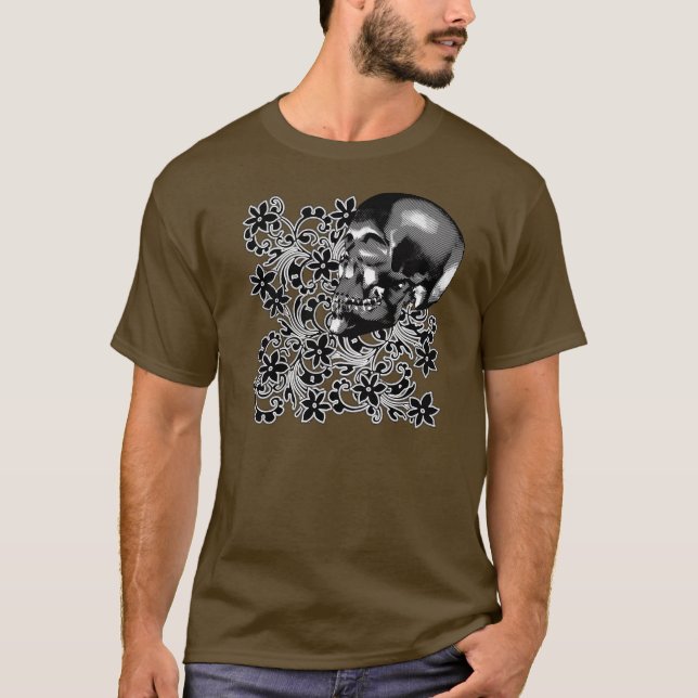 CAMISETA CRÁNEO DE LA MODA (Anverso)
