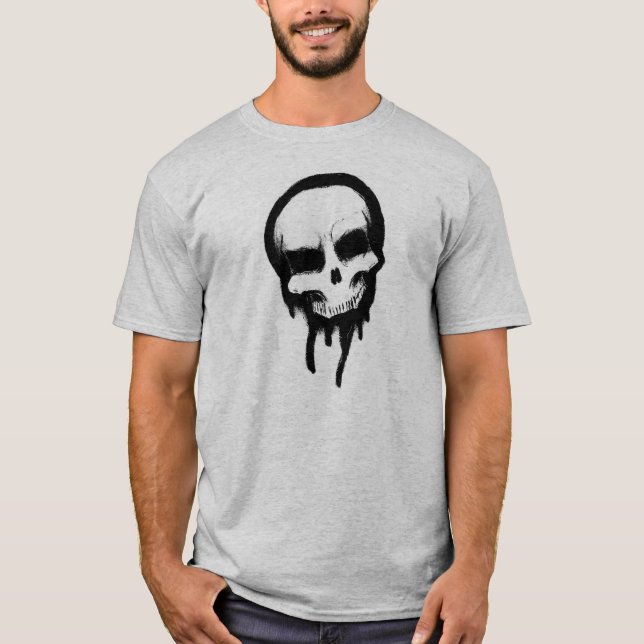 Camiseta cráneo de la sangría (Anverso)