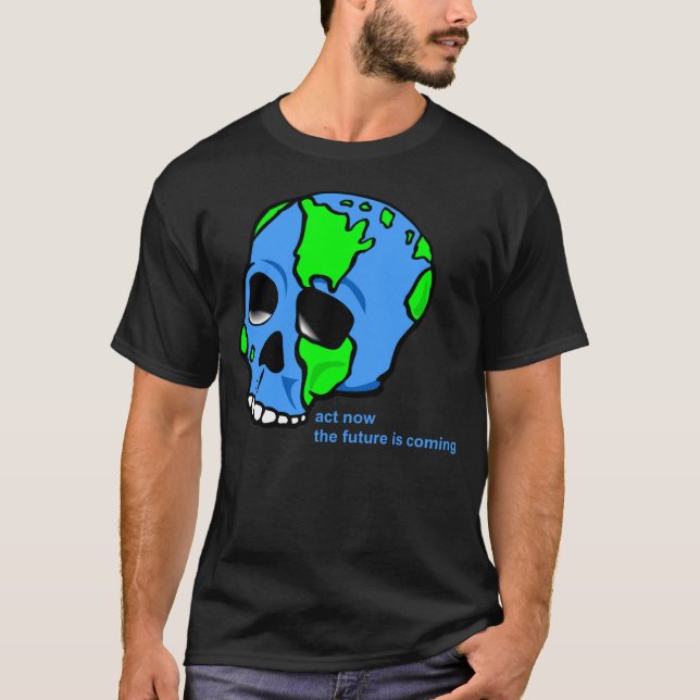Camiseta Cráneo de la Tierra (Anverso)