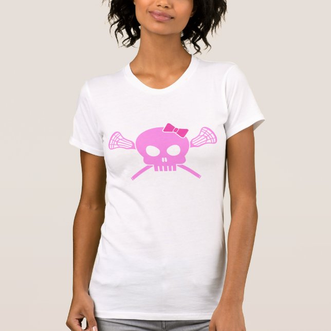 Camiseta Cráneo de LaCrosse del chica (Anverso)