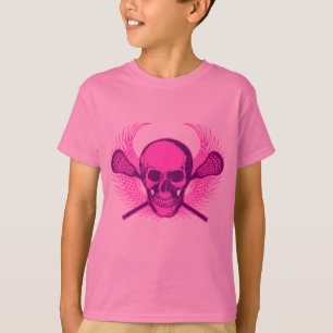 Camiseta Cráneo de LaCrosse - púrpura