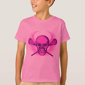 Camiseta Cráneo de LaCrosse - púrpura