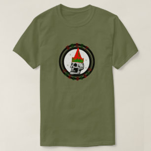 Camiseta Cráneo de las Felices Navidad -