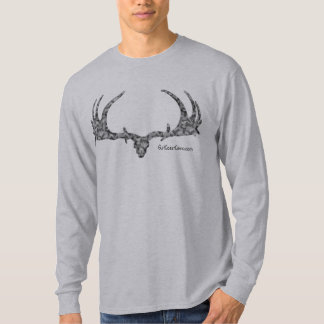 Camiseta Cráneo de los alces en Camo urbano