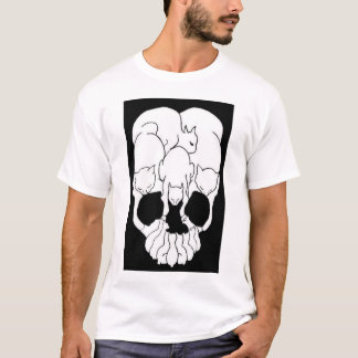 Camiseta Cráneo de los gatos