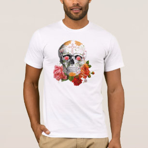 Camiseta Cráneo de los rosas