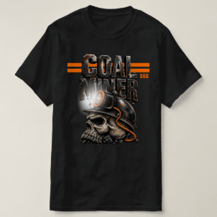 CAMISETA CRÁNEO DE MINERO DE CARBÓN