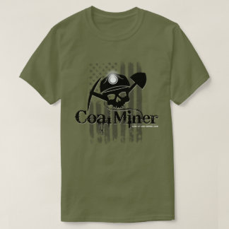 CAMISETA CRÁNEO DE MINERO DE CARBÓN