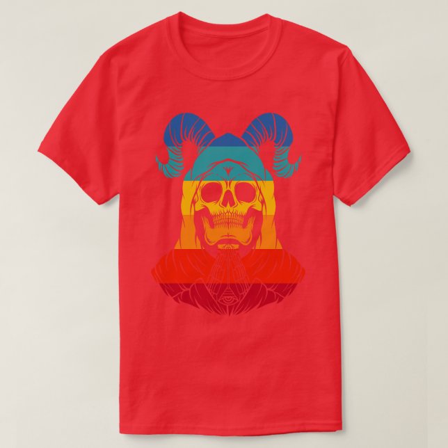 Camiseta Cráneo de Oración (Diseño del anverso)