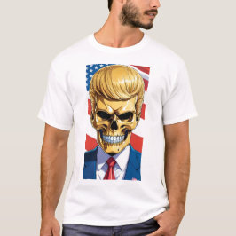 Camiseta Cráneo de oro de Trump MAGA 2024