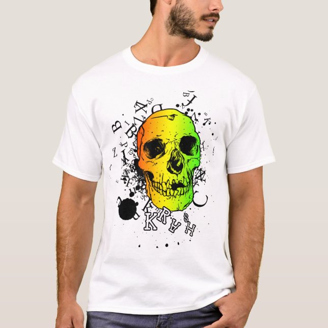Camiseta Cráneo de Rasta (Anverso)