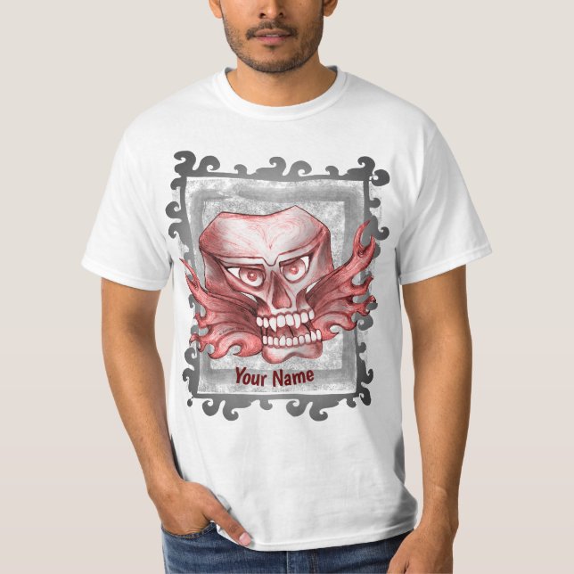 Camiseta Cráneo de Roca (Anverso)